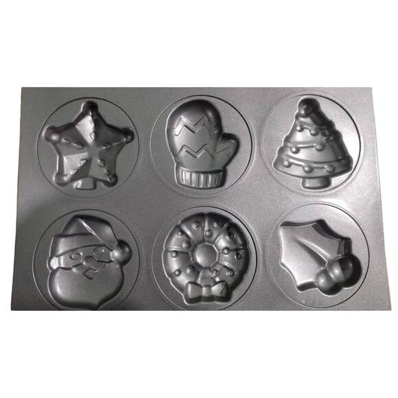 Sweet Creations Non-Stick Christmas Cookie Mold Pan - Picture 5 of 6